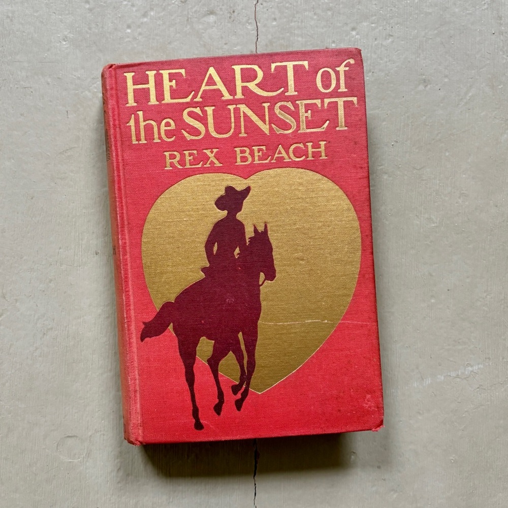 1915 Heart of the Sunset Cowboy Horse Western Pueblo Rangers Saddle Rio Grande
